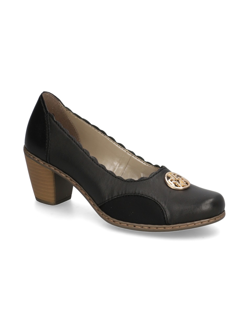Lederkombination Pumps