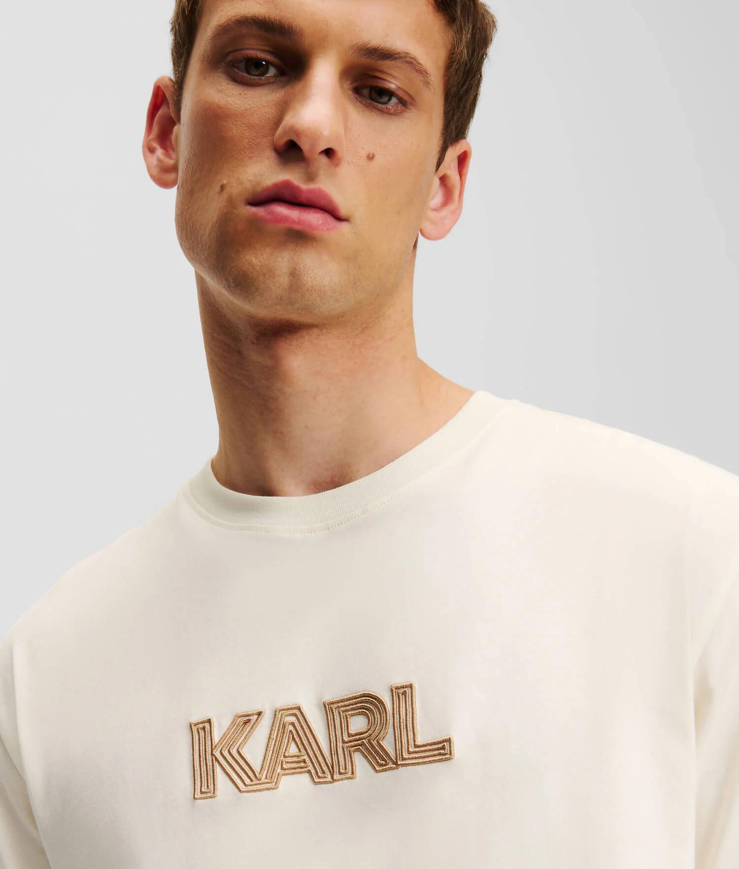 T-SHIRT À LOGO ART DECO KARL