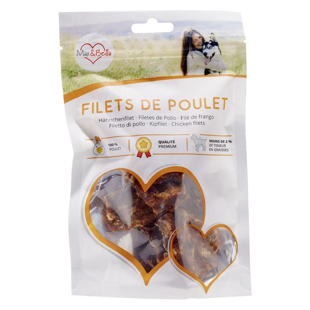 Filets de poulet 100g Max&Bella