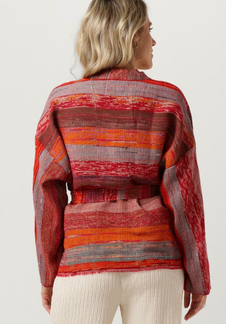 SISSEL EDELBO rode sissel edelbo kimono una jacket woven blanket