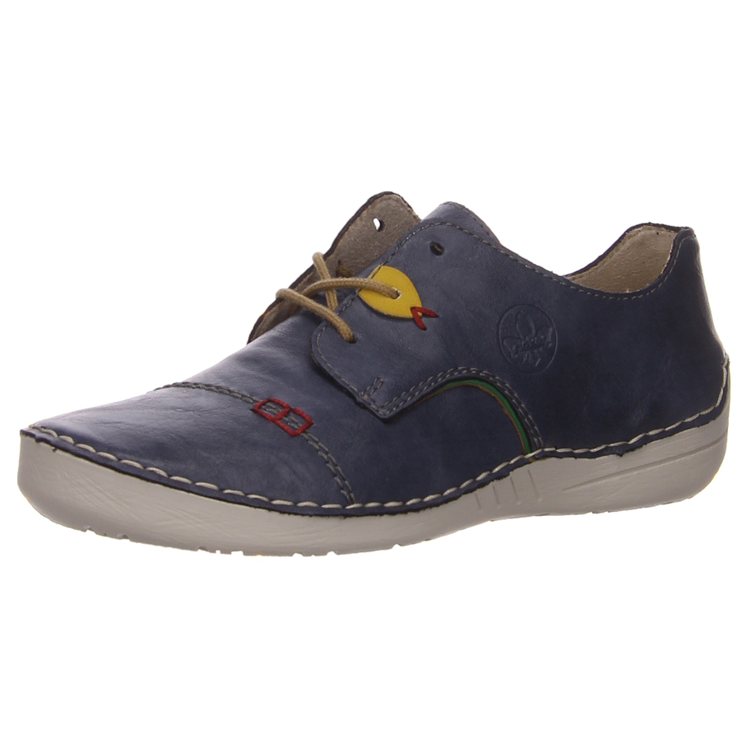 Rieker Schnürhalbschuh blau blau