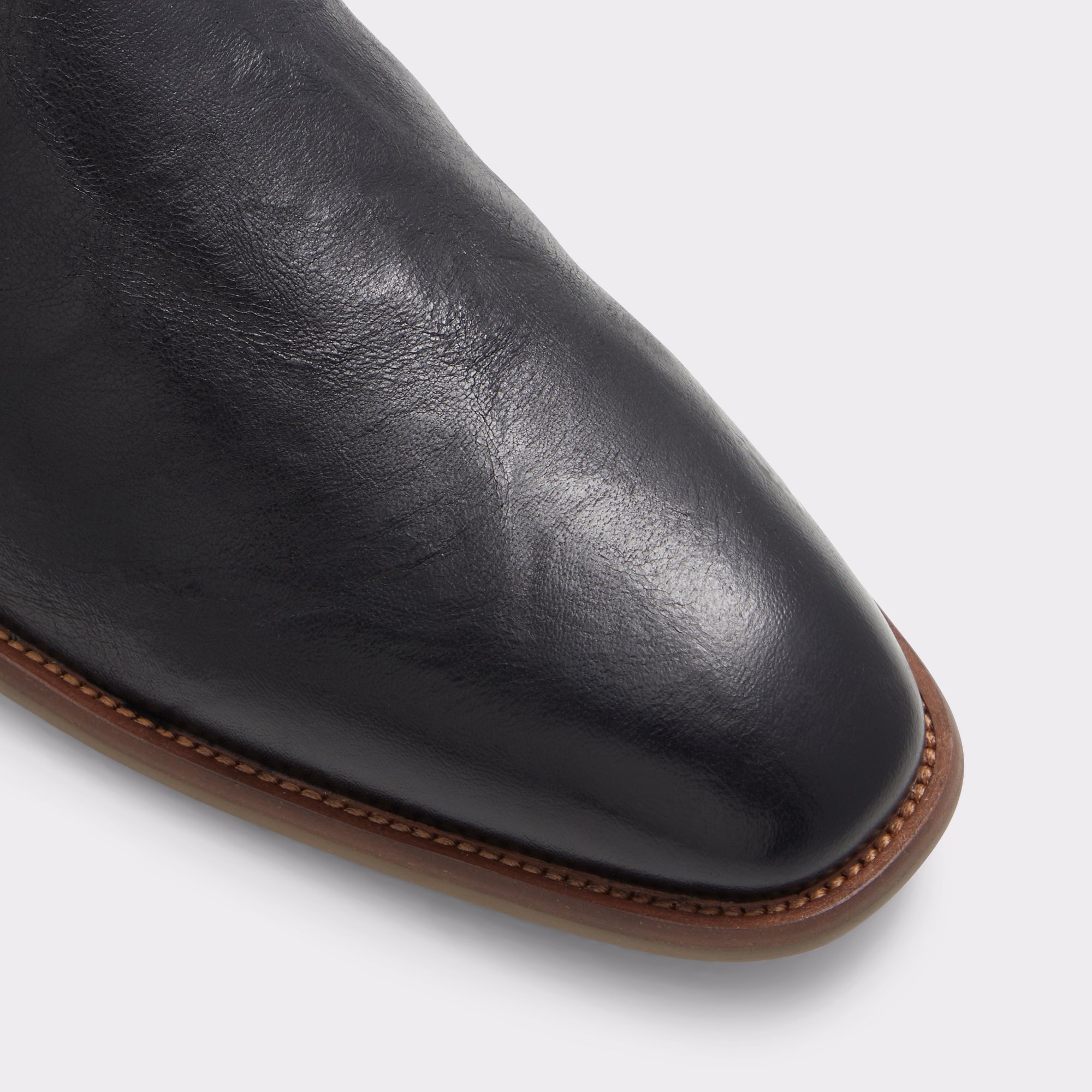 Priawyn Black Leather Smooth Men Casual boots