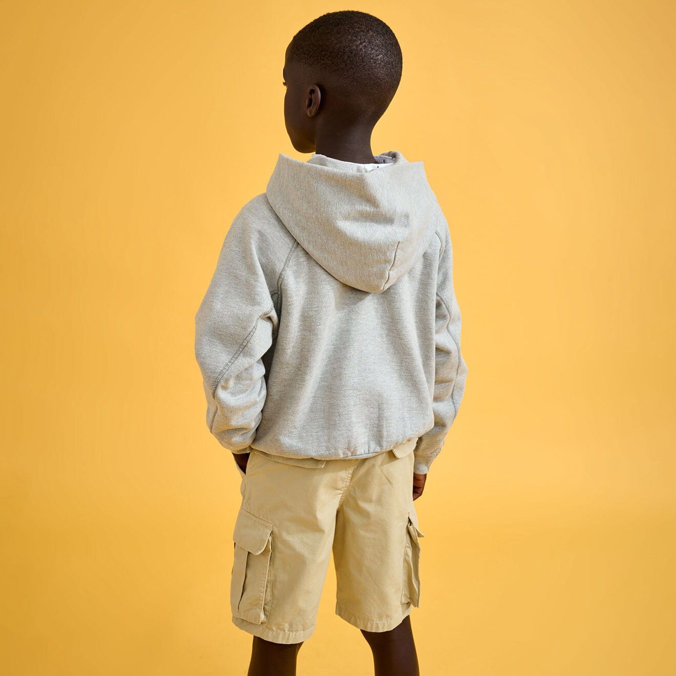 Bellerose Sweat à capuche 100% Coton Bio Conij gris clair