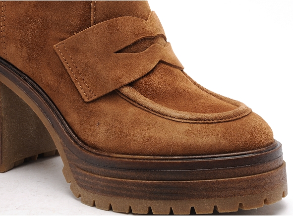 Alpe boots bottine talons femme 2686 marron