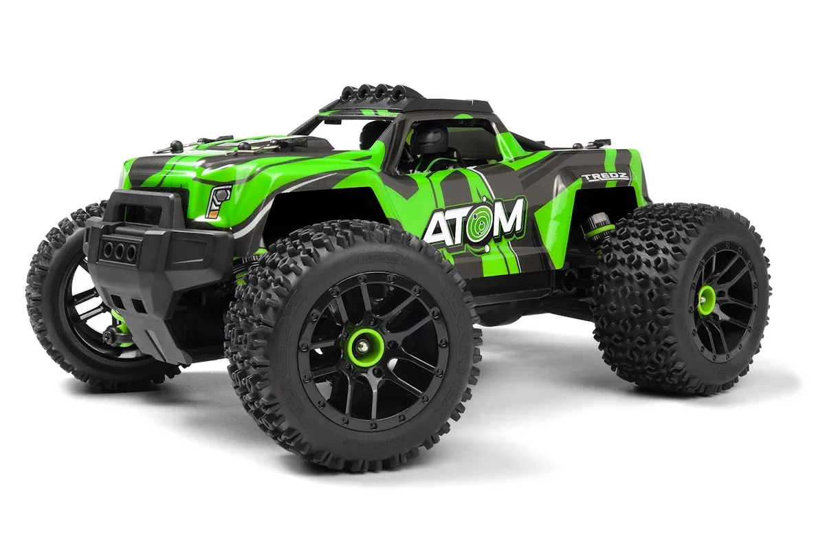 Maverick - Fjernstyret bil Atom AT1 1/18 4WD Elektrisk Truck - Grøn