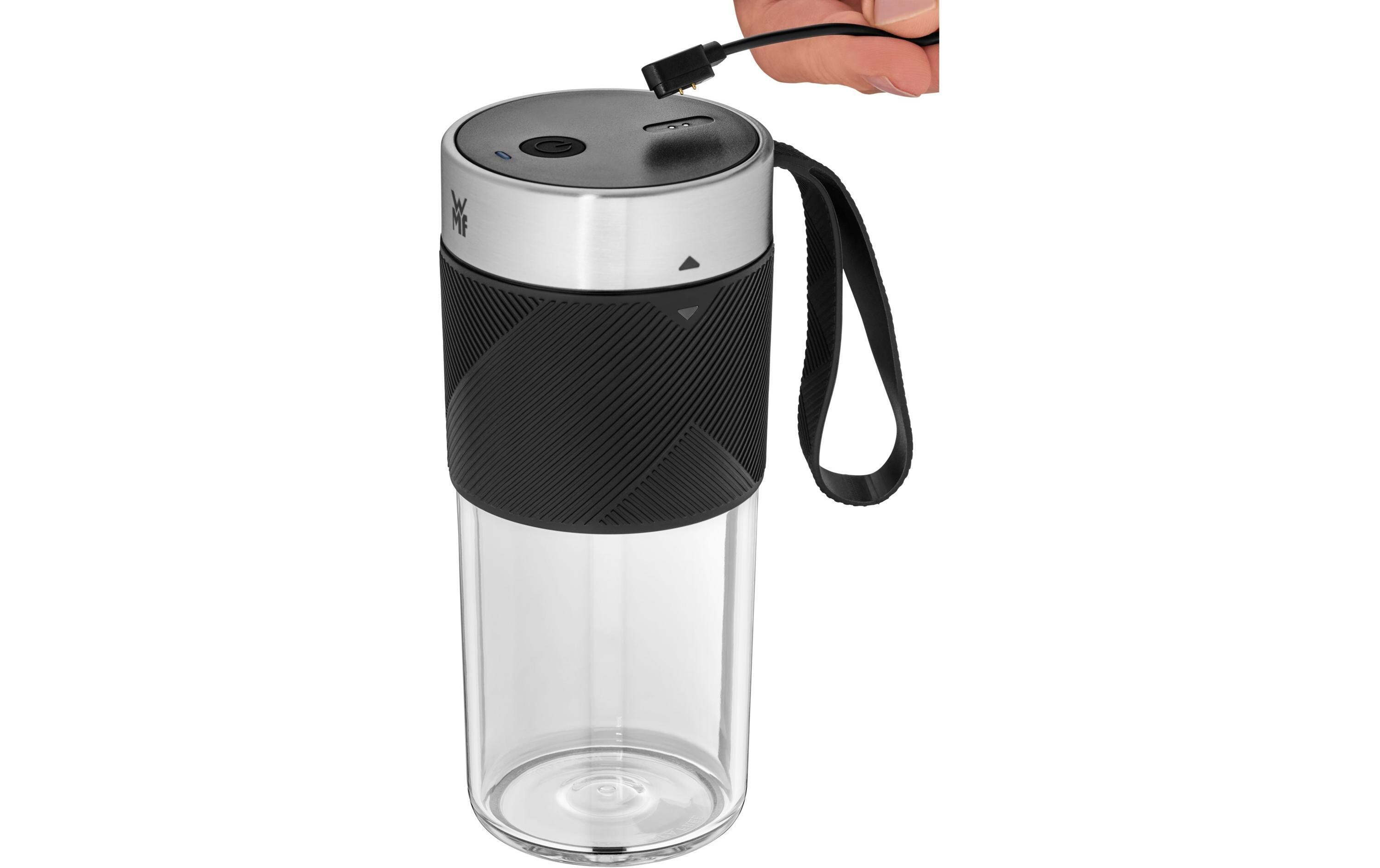 Smoothie Maker Küchenminis Mix on the go Schwarz/Silber mattSmoothie-Mixer zum Mitnehmen