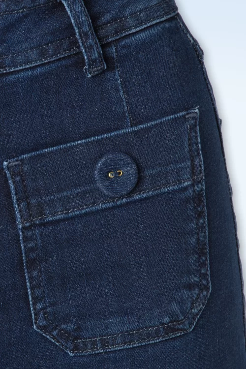 Mademoiselle YéYé Lush Lagoon jeans in blauw