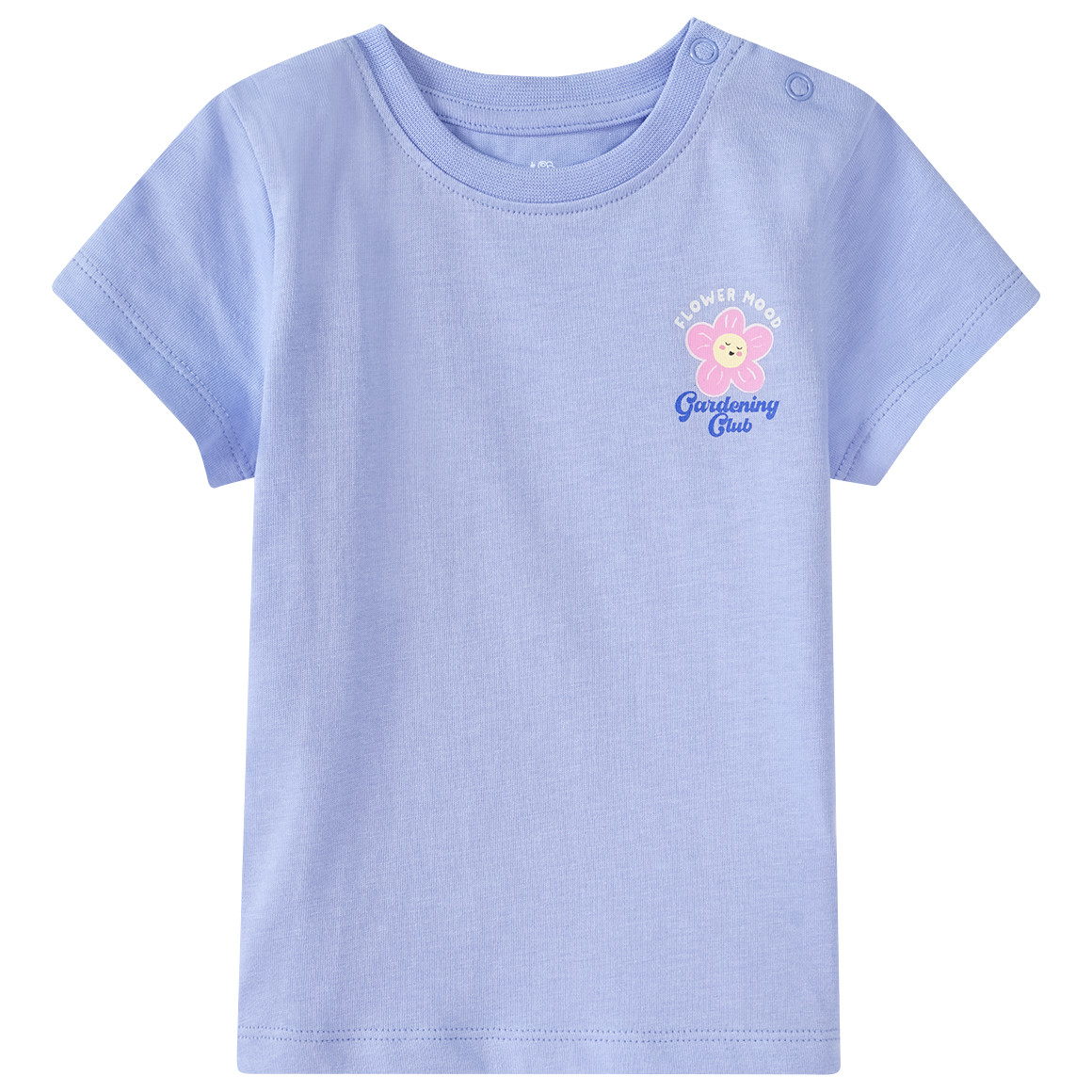 Topomini Baby T-Shirt mit Blumen-Print helllila