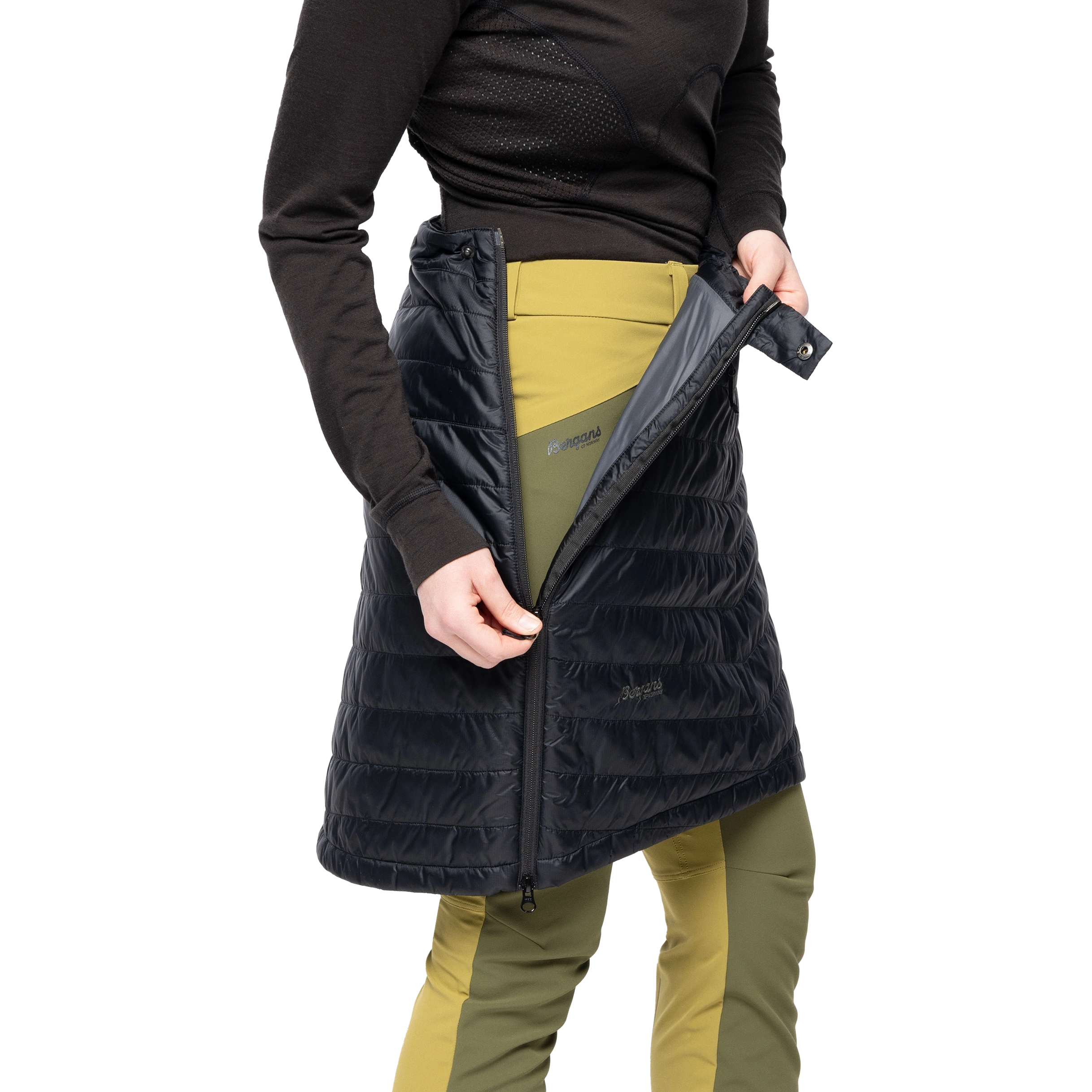Røros Insulated Skirt Black
