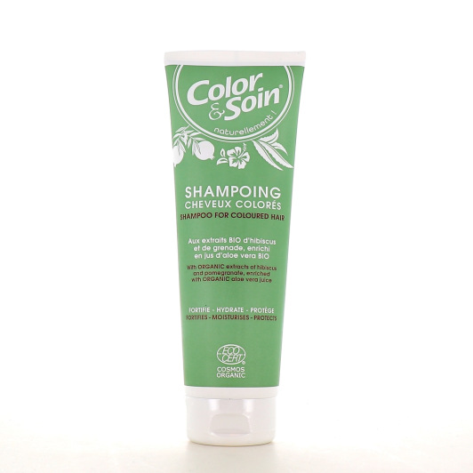Shampooing cheveux colorés Bio Color et Soin