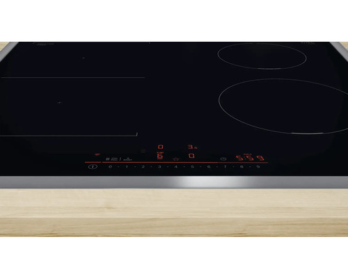 Bosch inductiekookplaat met frame, 58,3 x 51,3 cm, 4 kookzones, PVS645HB1E