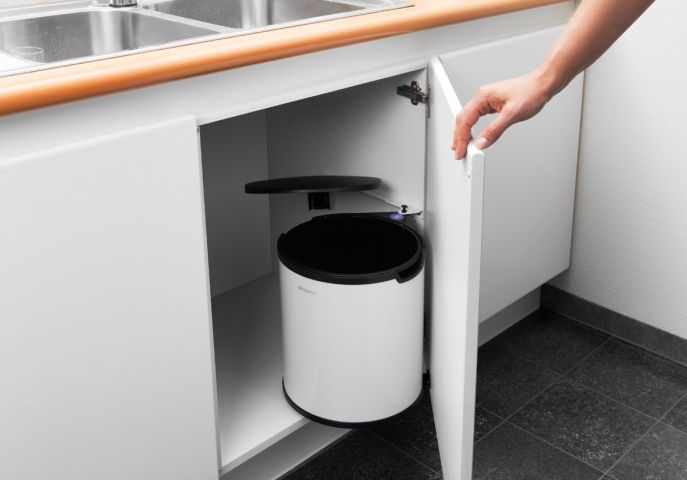 Inbouwemmer Built-In Bin, 15 liter - White