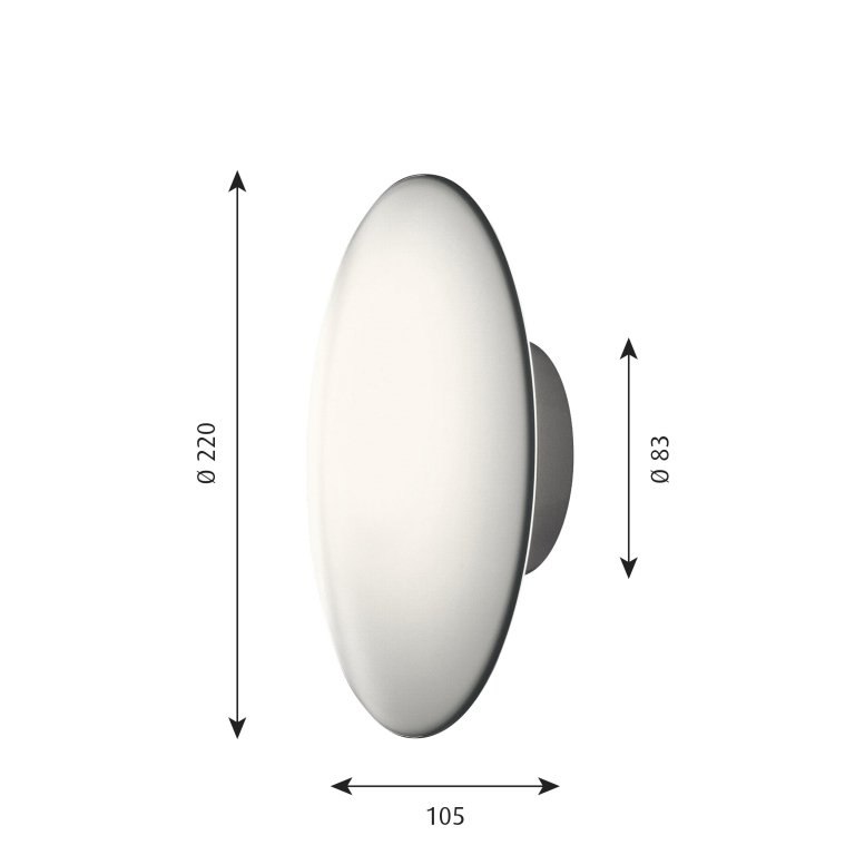 Louis Poulsen AJ Eklipta plafond- en wandlamp 22