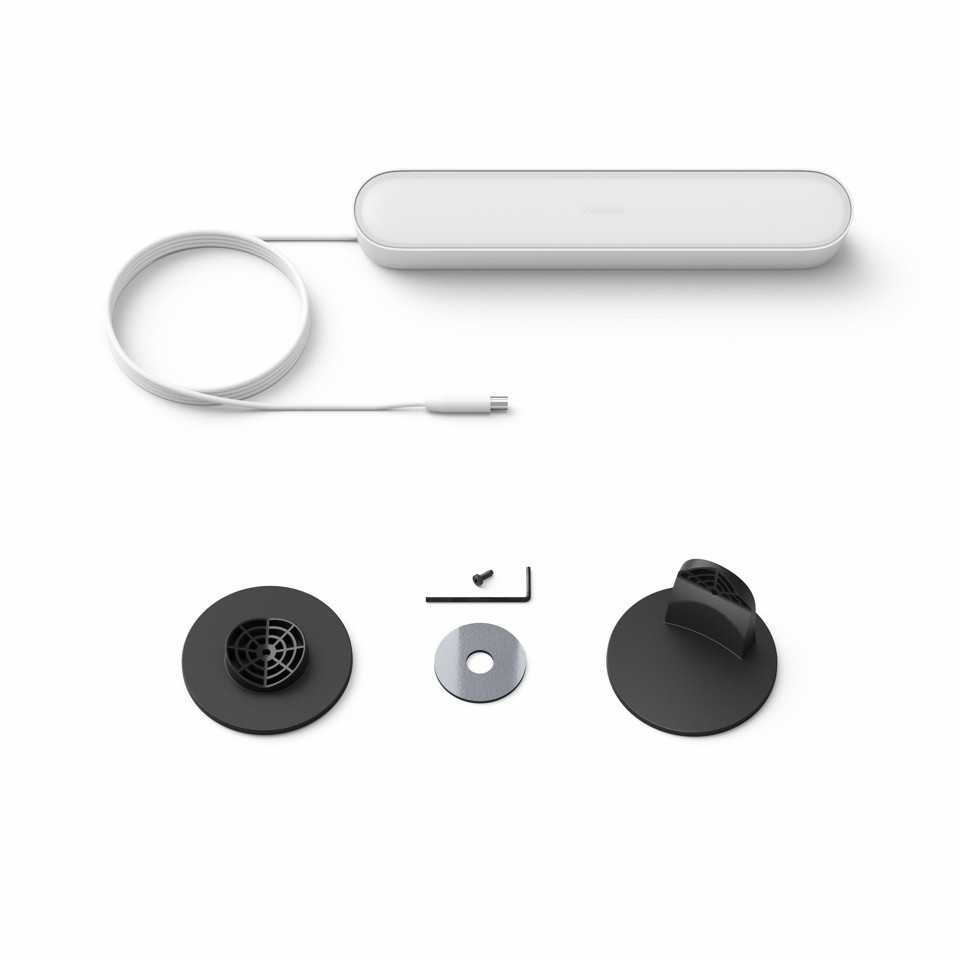 Philips Hue - White & Color Ambiance Play-Lysskinne 2-Pakke Hvid
