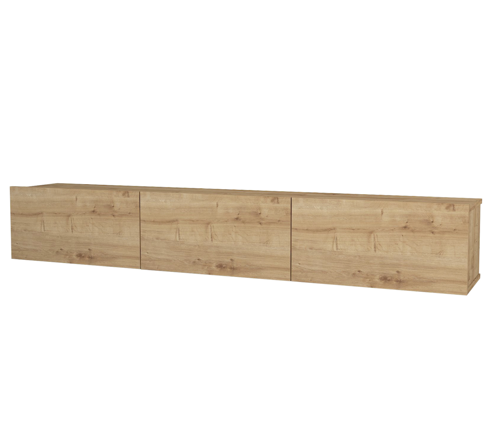 TV-Lowboard - Eiche - hängend - 180 cm