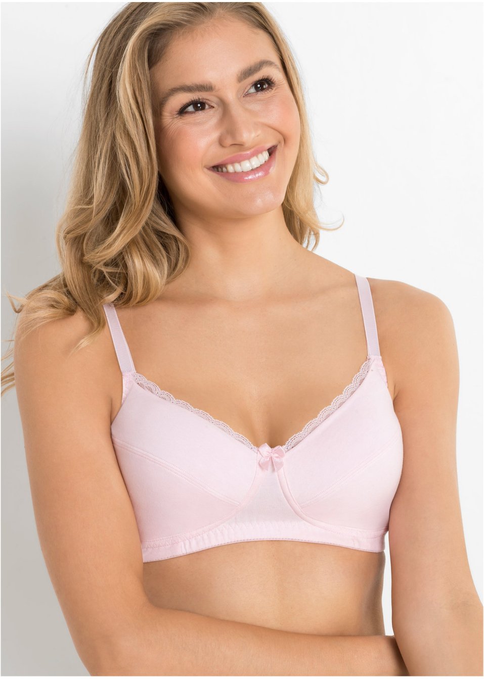 Lot de 3 soutiens-gorge sans armatures avec coton