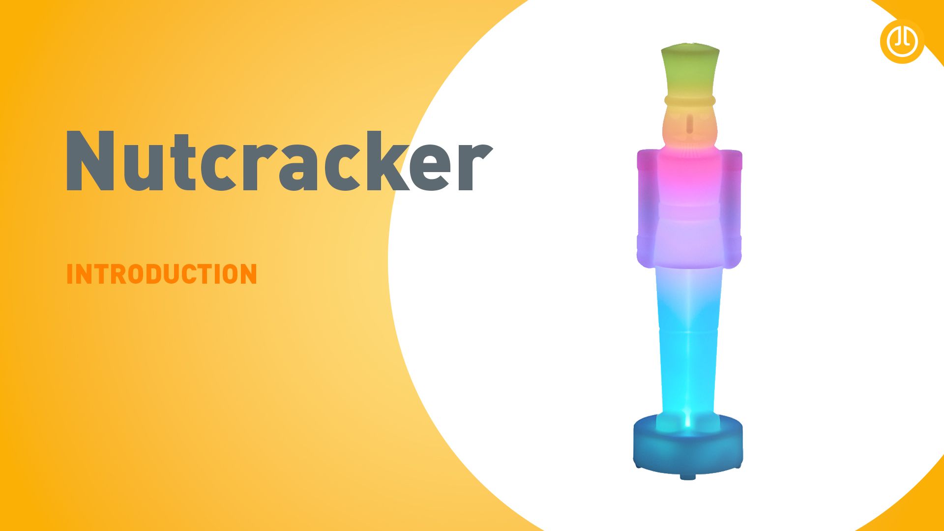 Kerst tafellamp wit incl. LED dimbaar en oplaadbaar RGBW-IC - Nutcracker