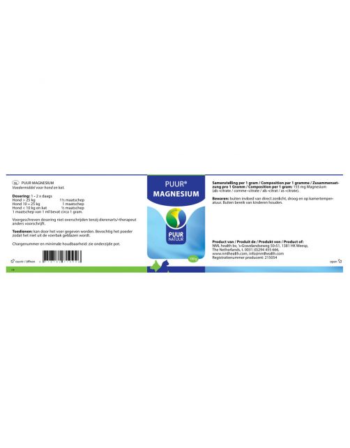 Puur Natuur Magnesium - Supplement