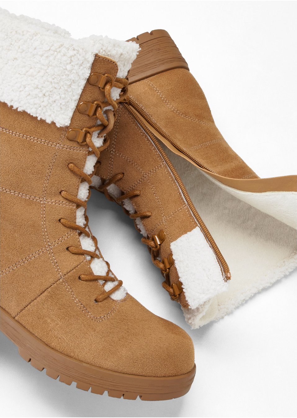 Boots à lacets
