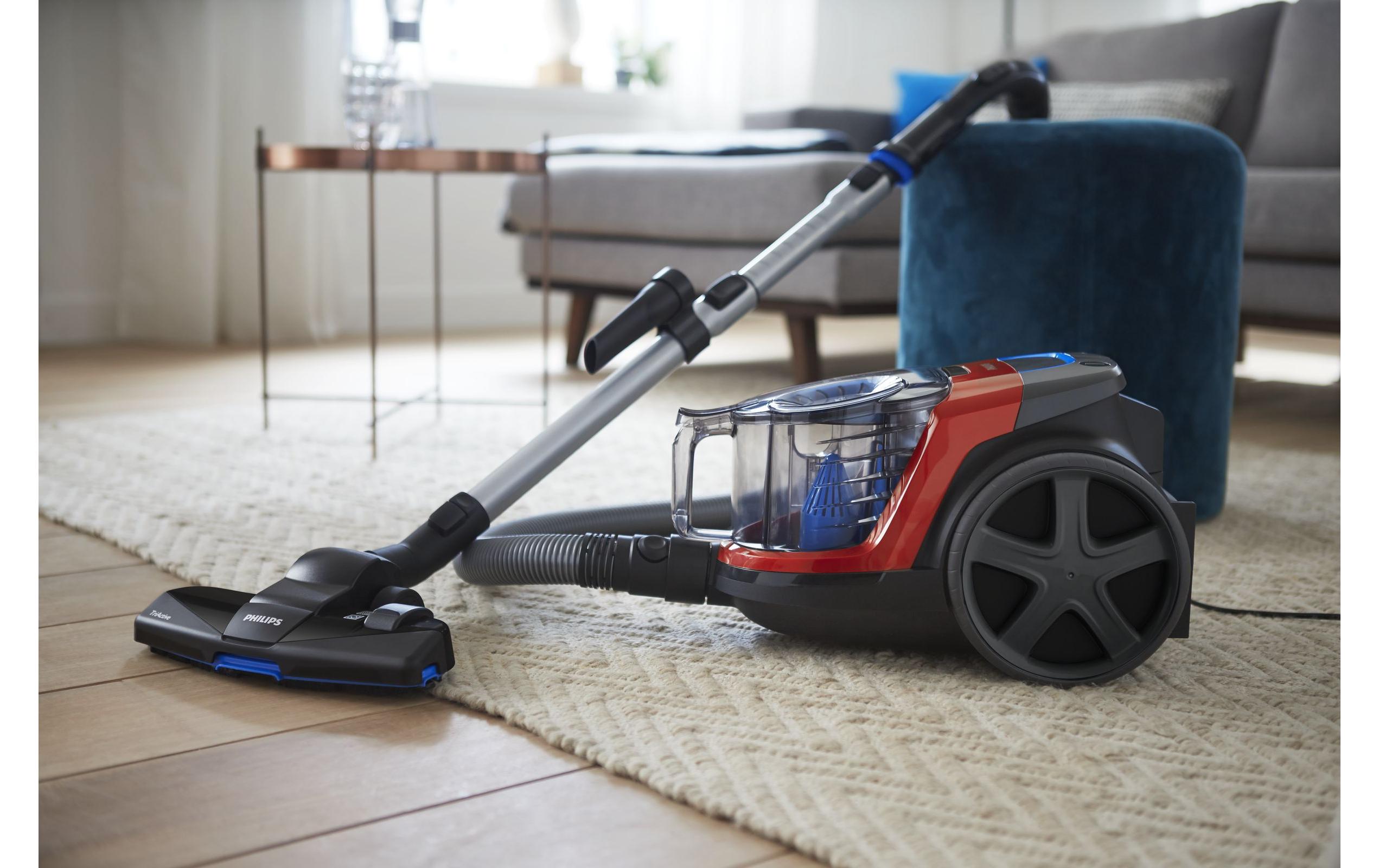 Bodenstaubsauger PowerPro Compact Rot<br>Beutelloser Staubsauger