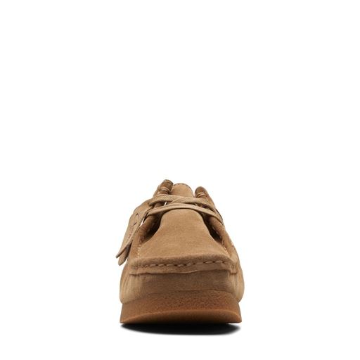 Clarks WallabeeEVO Sko, Dark Sand Suede, 44