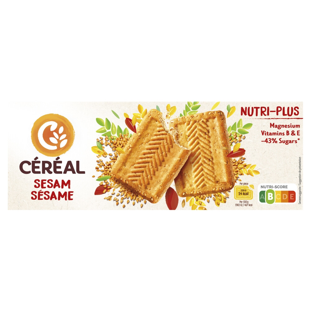 3x Céréal Koekjes Sesam230 gr