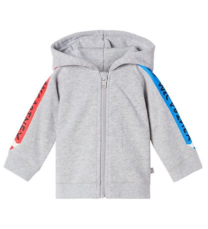Stella McCartney Kids Sweats?t - Gråmeleret m. R?d/Blå Blyant