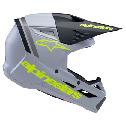 Casque cross Alpinestars SUPERTECH S-M3 - RADIUM - ENFANT - Gris / Noir