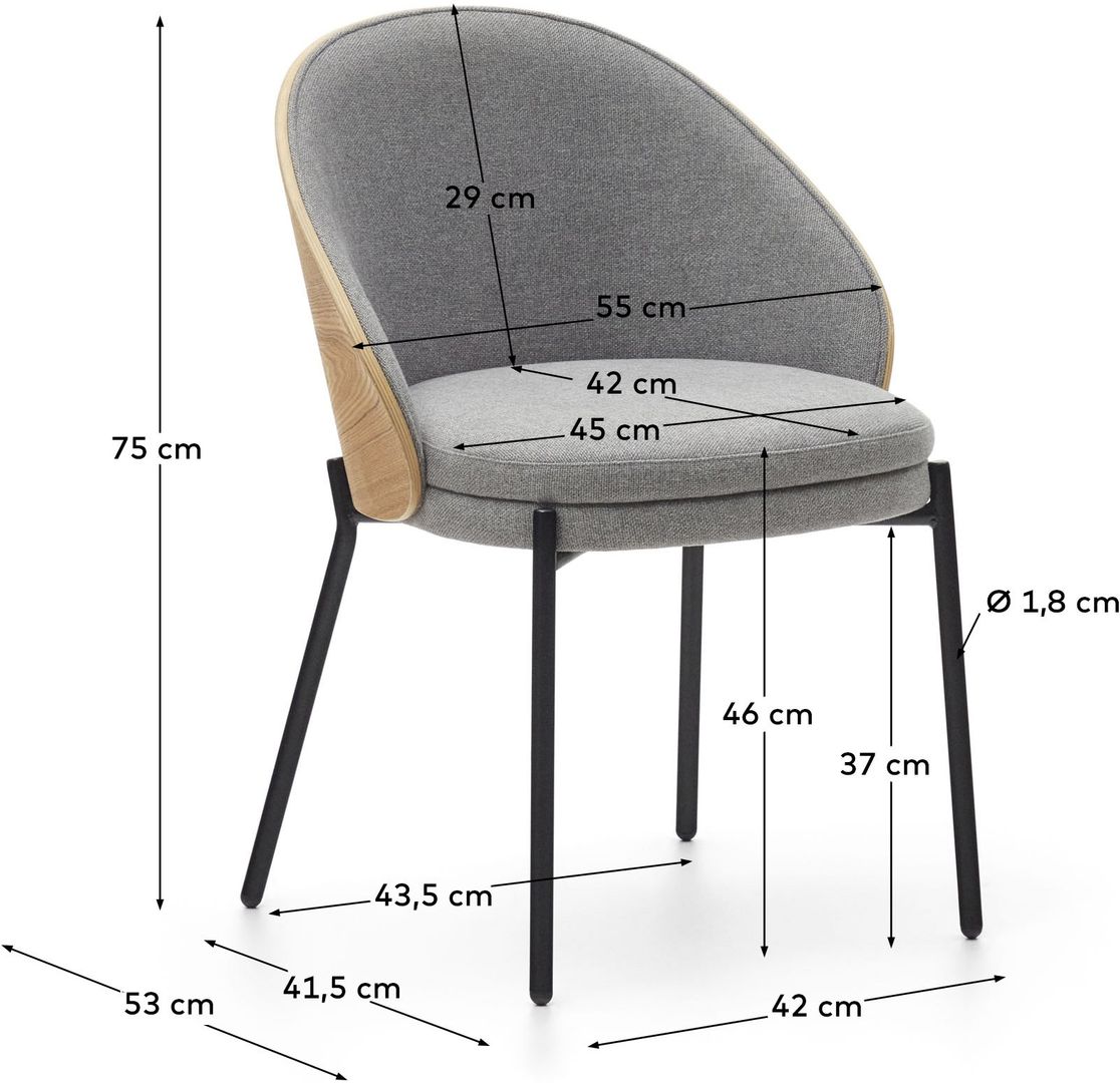 Kave Home   Eamy Eetkamerstoel