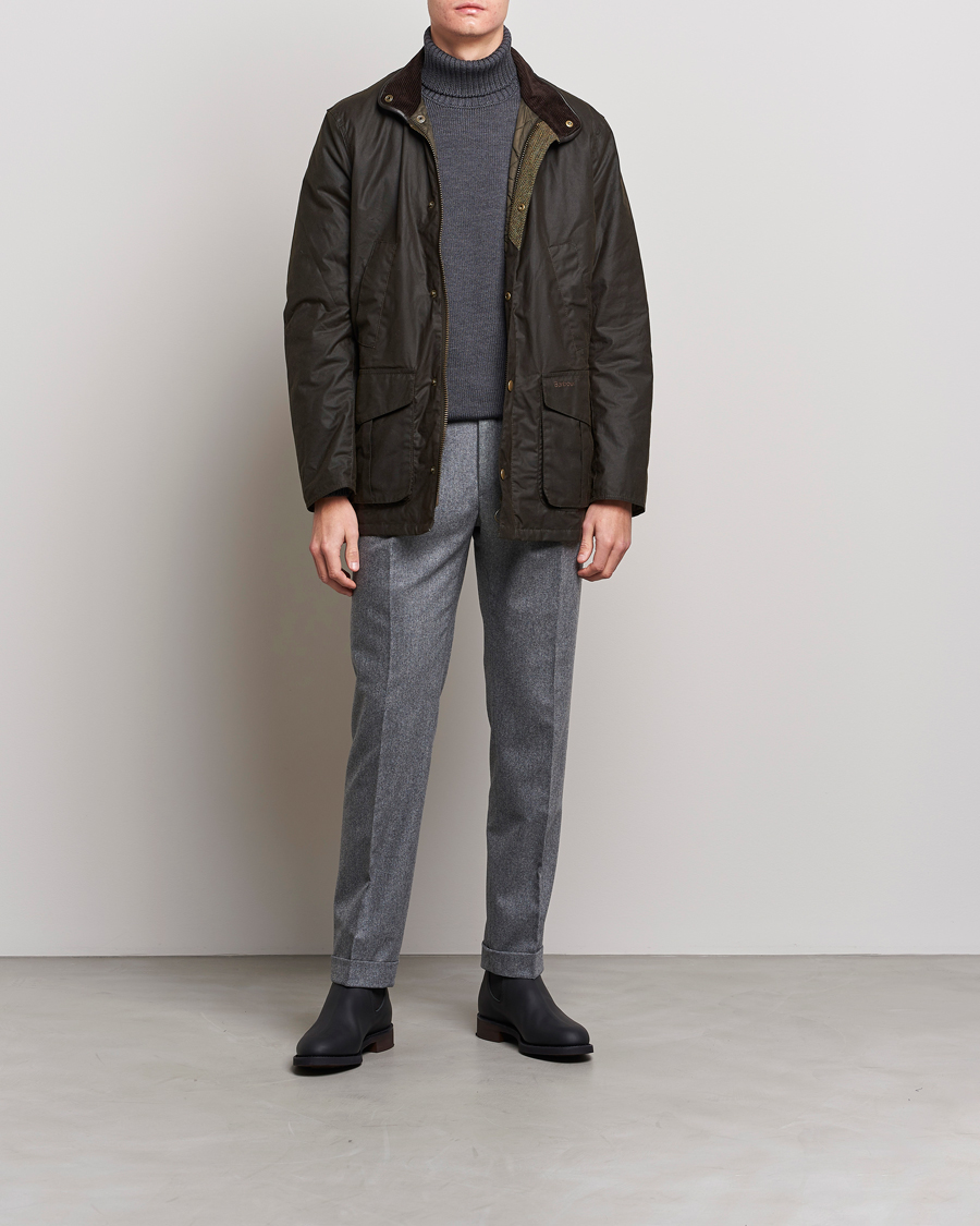 Barbour Lifestyle Hereford Wax Jacket Olive