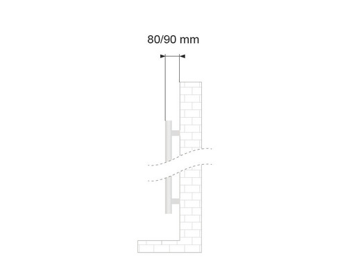 Sanotechnik E-Wien elektrische badkamerradiator, 113,2 x 60 x 6 cm, 600 watt, wit