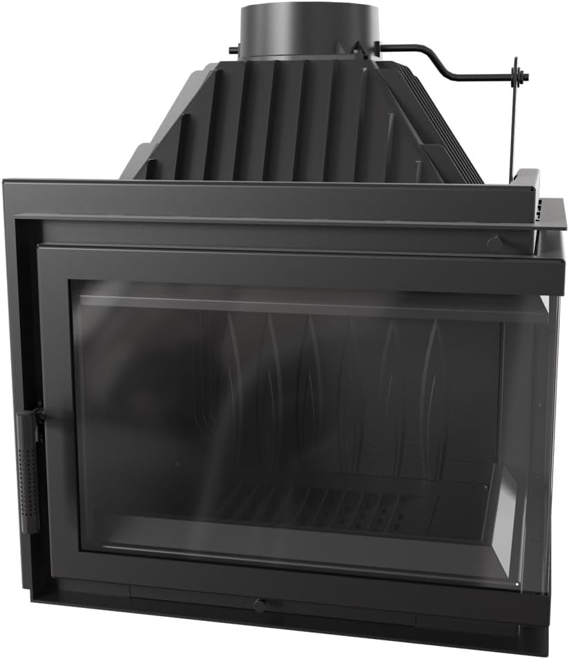 KRATKI Kaminofen aus Gusseisen SIMPLE rechts 15 kW Ø 200