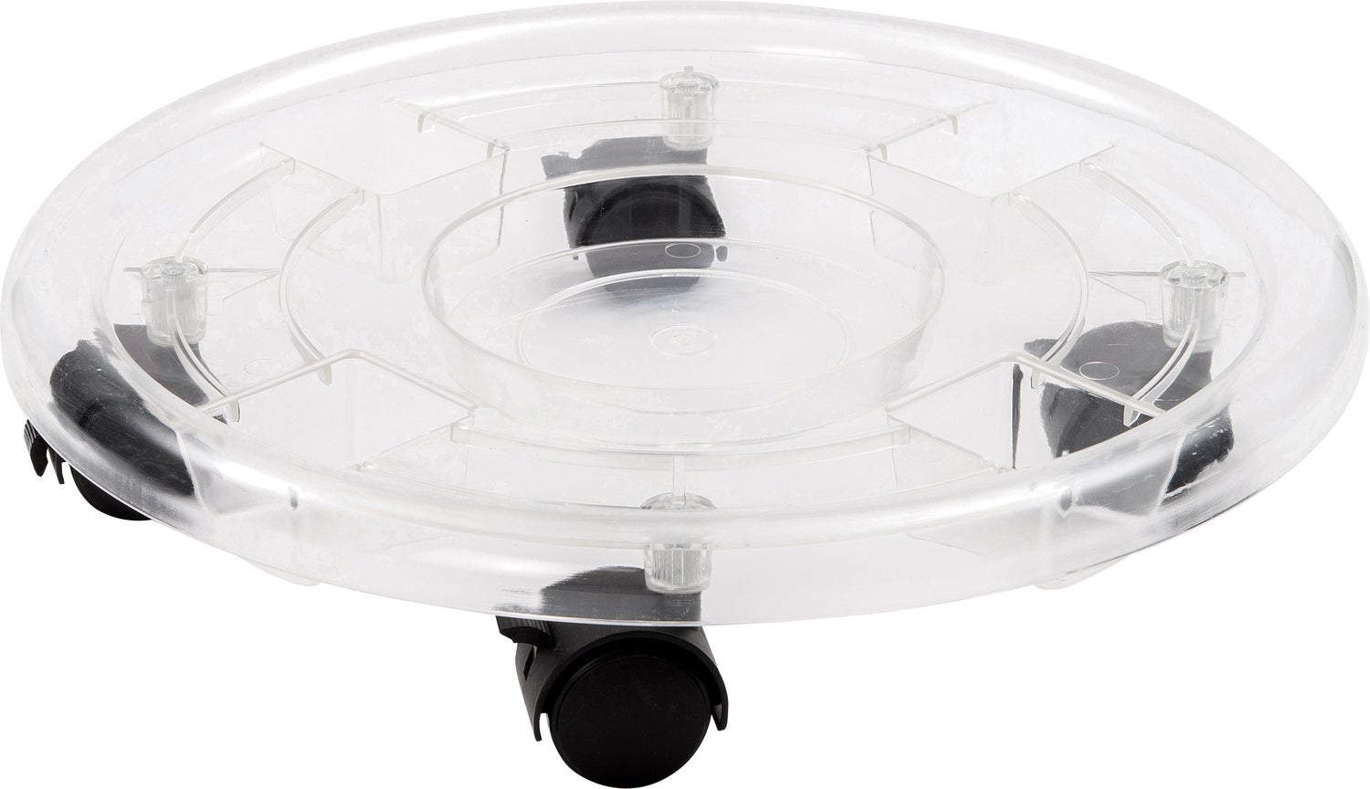 Intratuin plantentrolley Sven transparant D 37 H 8 cm