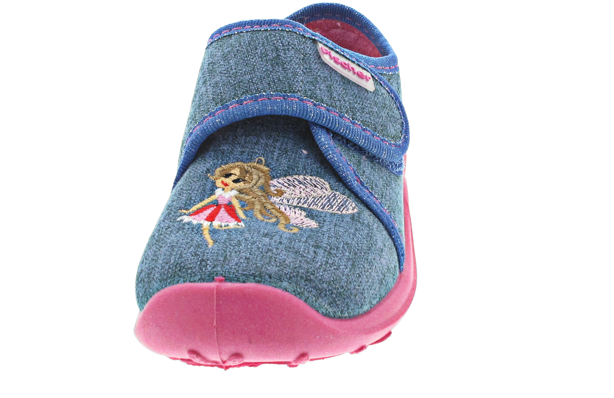 Fischer Markenschuhe Hausschuh blau