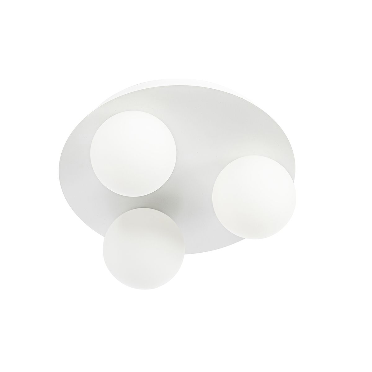 Moderne badkamer plafondlamp wit 3-lichts - Cederic