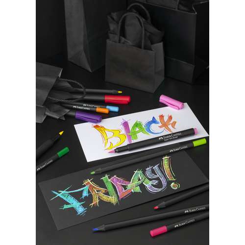 FABER-CASTELL Black Edition, Brush Soft Pen Sets