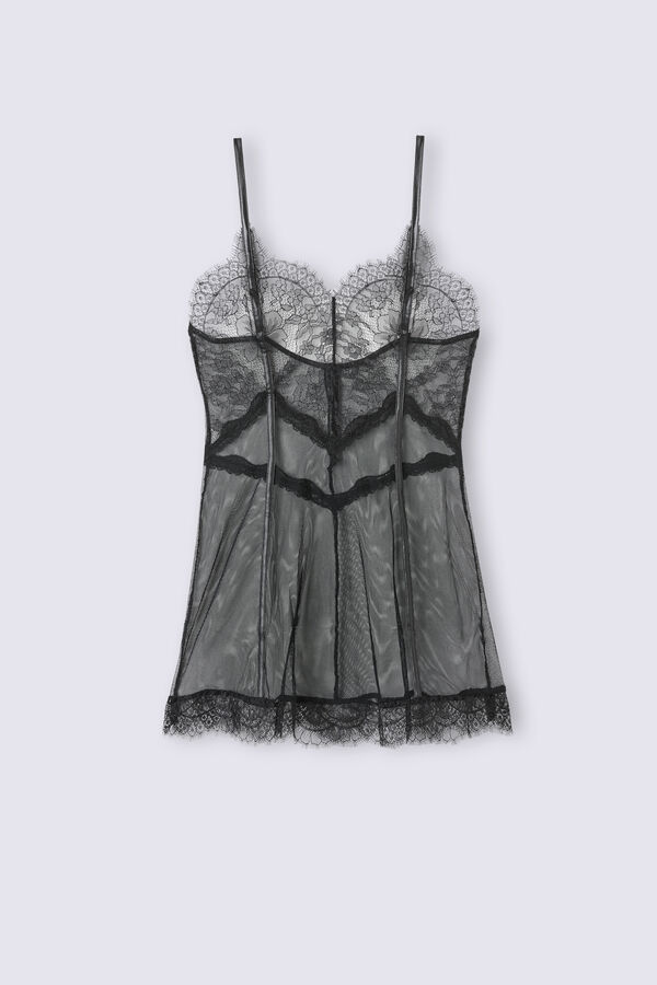 Babydolls de renda e tule