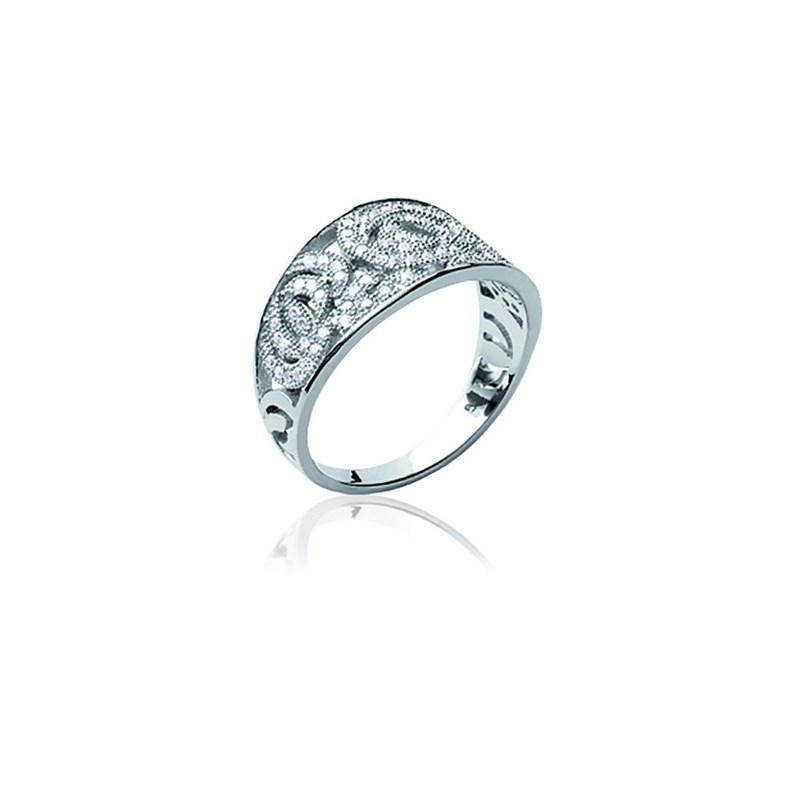 Bague Femme - Argent 925 - Oxyde de zirconium