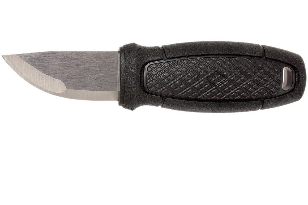 Mora Eldris Black 12629 nekmes met luxe schede en firesteel
