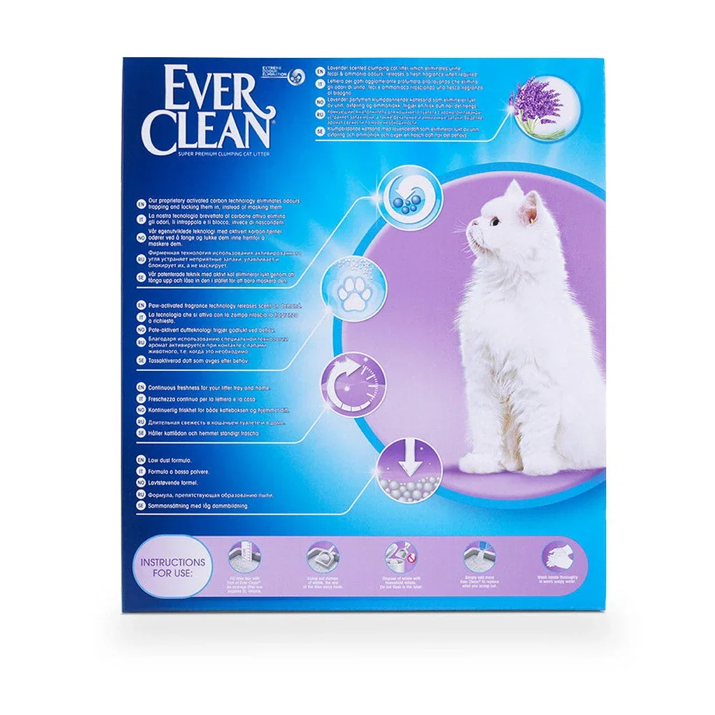 Kattesand Lavendel Ever Clean 10 L