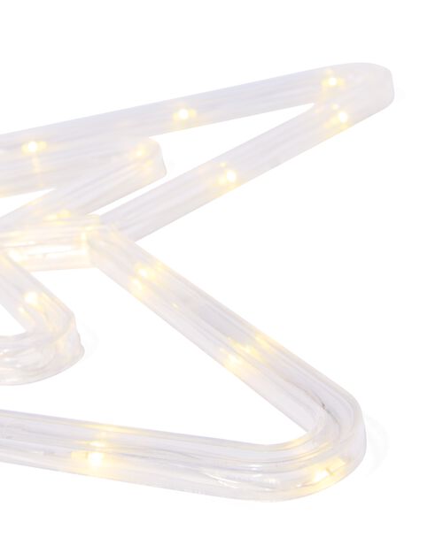 étoile de Noël 34,5 x 36 cm avec 42 lampes LED
