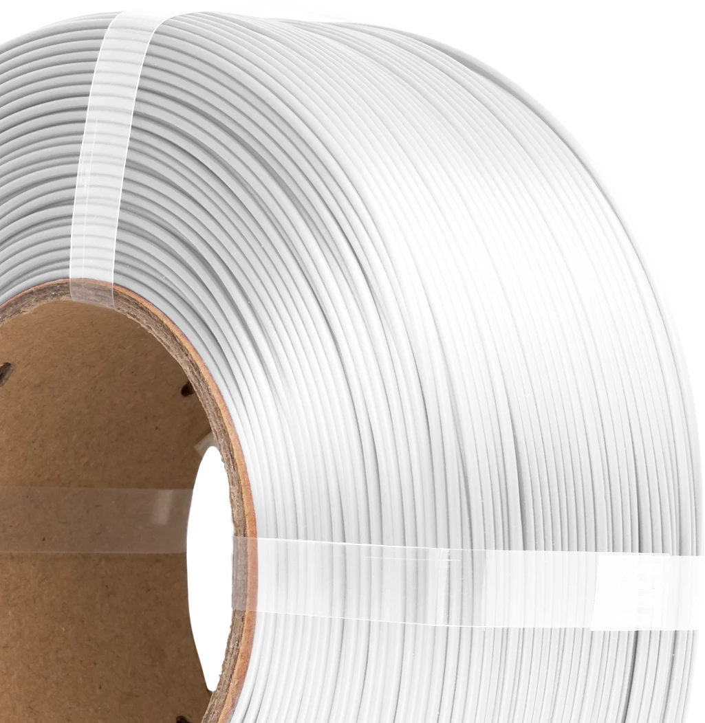 AzureFilm  PLA Silk Refill White, 1,75 mm / 1000 g    Hochwertiges Filament mit Silk-Effekt in White, ohne Spule
