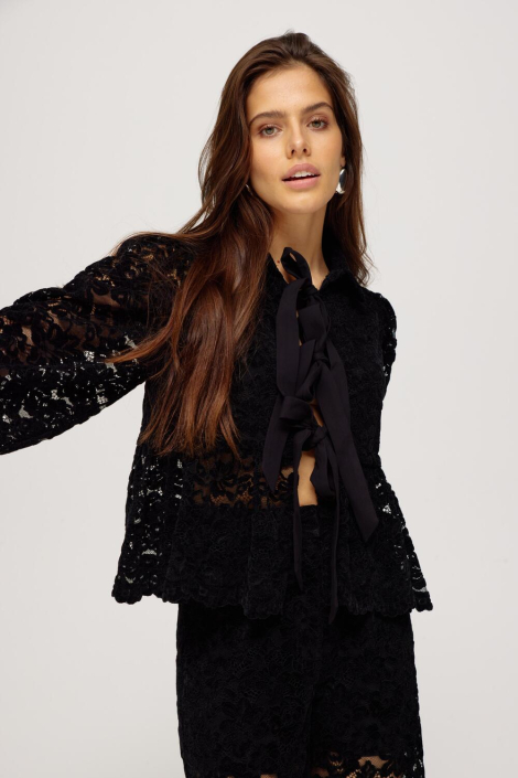 Harper & Yve zwarte dames blouse