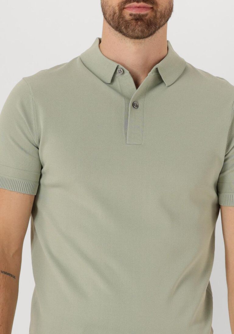 groene genti polo polo button ss k2046-1260