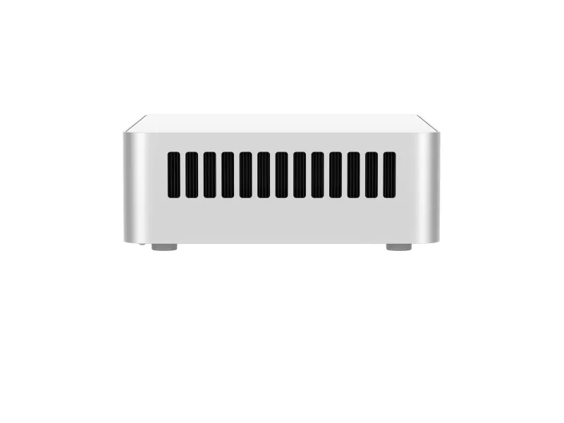 ASUS NUC 15 Pro  RNUC15CRSU700002 - Barebone - mini PC 1 x Core Ultra 7 255H / op til 5.1 GHz - RAM 0 GB - Arc Graphics 140T - IEEE 802.11ax (Wi-Fi 6), IEEE 802.11be (Wi-Fi 7), Bluetooth 5.4, 2.5 Gigabit Ethernet, Gigabit Ethernet - sølv