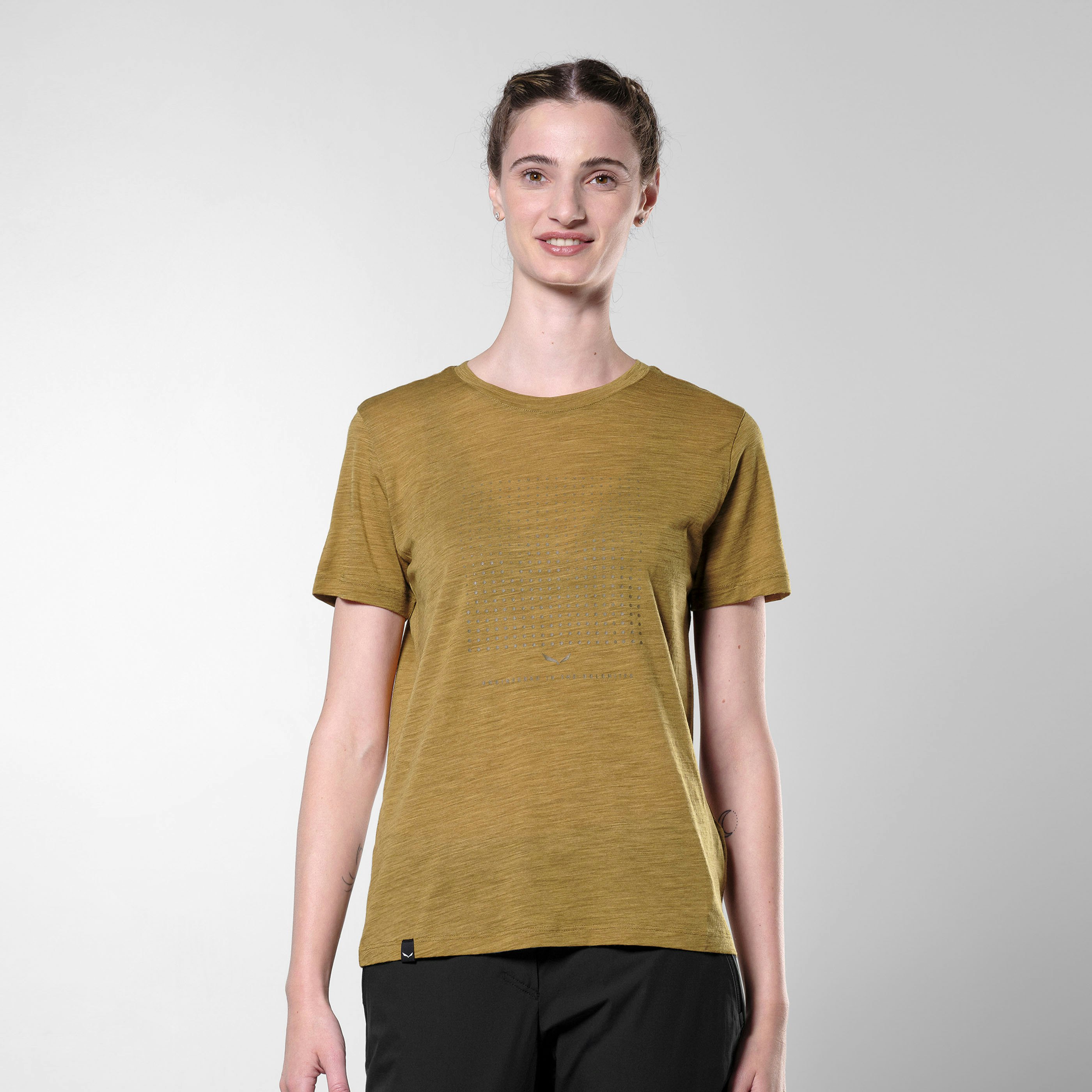 Eagle Dotted Mountain Trainer Merino T-Shirt Damen