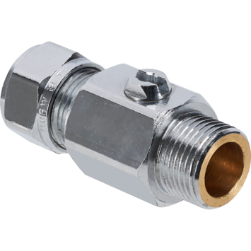 Sanivesk Kogelkraan Mini Recht Knel 12mmx3/8