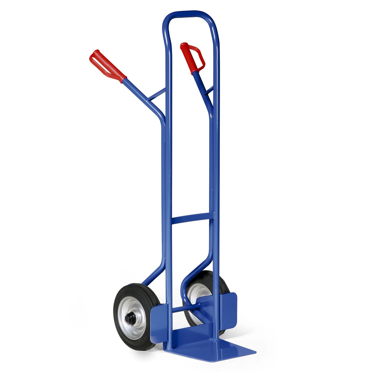 Protaurus stalen buissteekwagen, laadvermogen 350 kg, rollagers, massief rubber, 250x60 mm