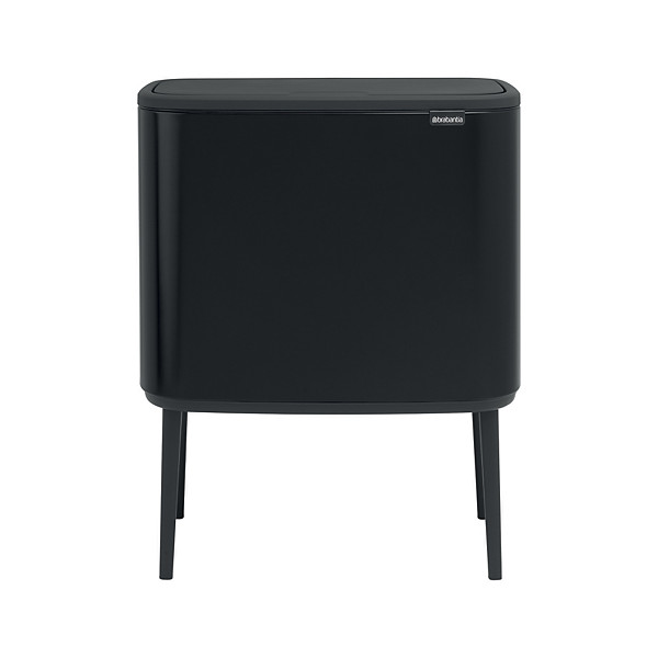 Poubelle Bo Touch Bin Brabantia 11 + 23 L, noir mat