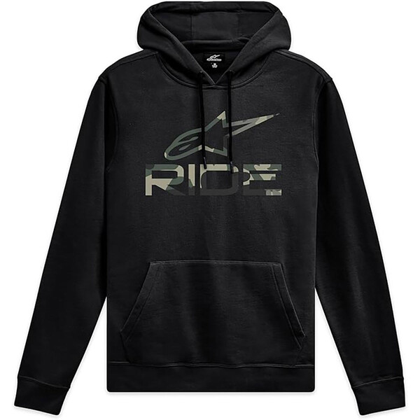 Alpinestars - Sweat à capuche Ride Camo V3 Noir / Camouflage Vert